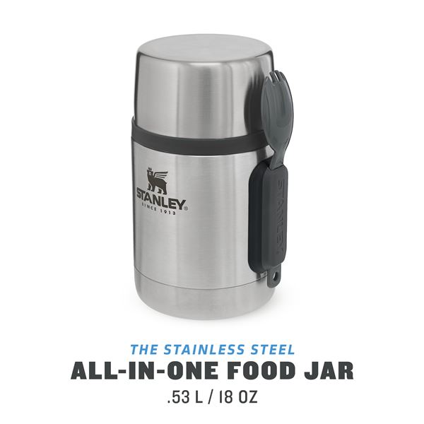 Termoska jídelní se lžící STANLEY Adventure series 530 ml Stainless Steel